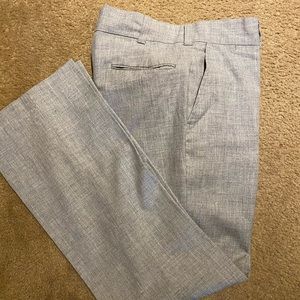 VINTAGE WOOL MIX PANTS 1970’s 34X32 WIDE LEG